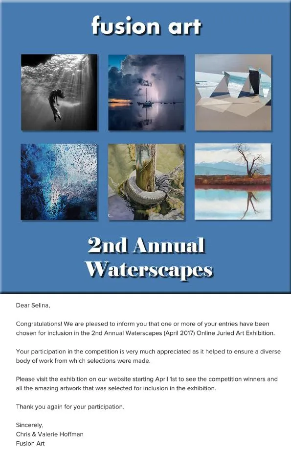 Published work by Selina Cheng