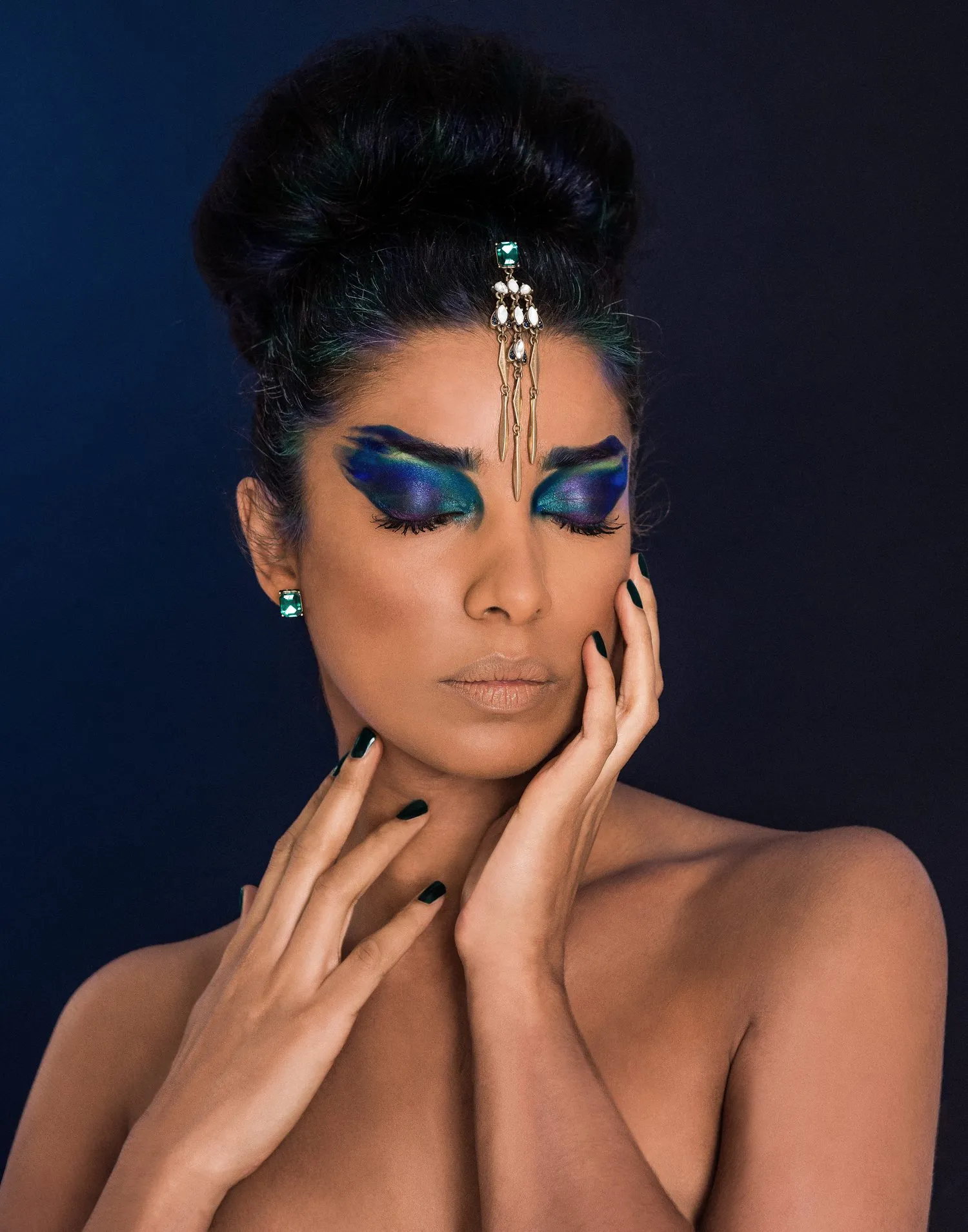 Beauty photography by Selina Cheng, Peacock